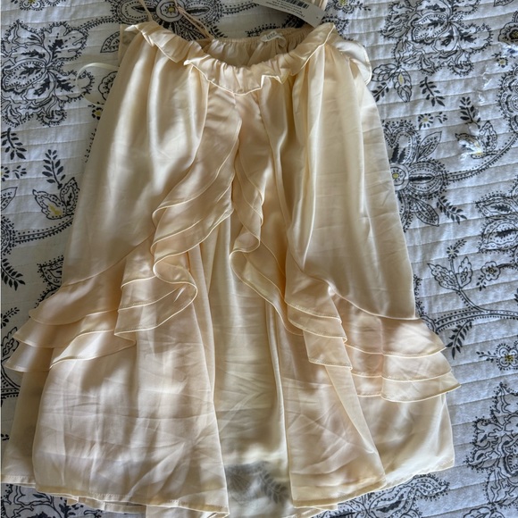 12th Tribe Golden Hour Cream Mini Dress NWT - Picture 1 of 6
